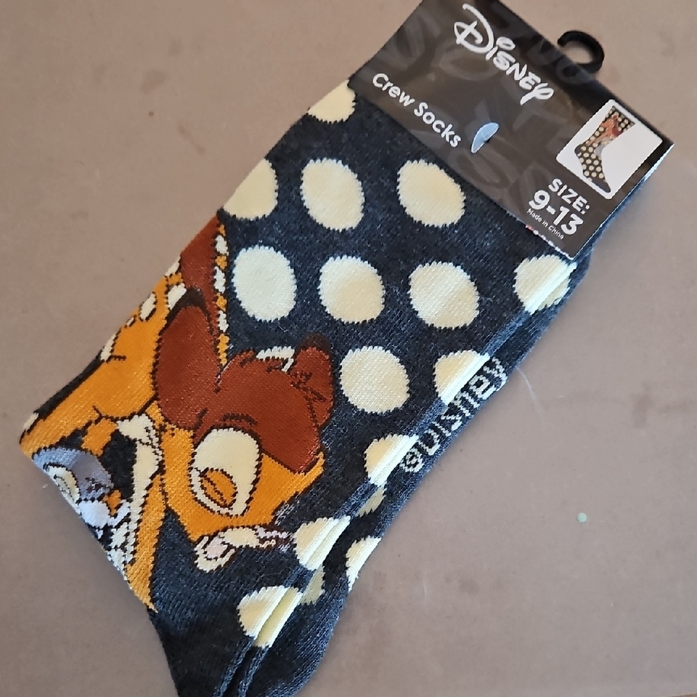 Disney Bambi Polka Dot Crew Socks